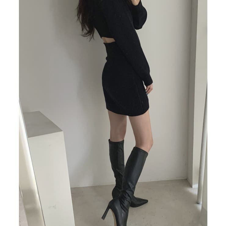 Shoplist限定 タイトワンピース 背中あきミニワンピース 品番 Dssw Seu エスイイユウ のレディースファッション通販 Shoplist ショップリスト