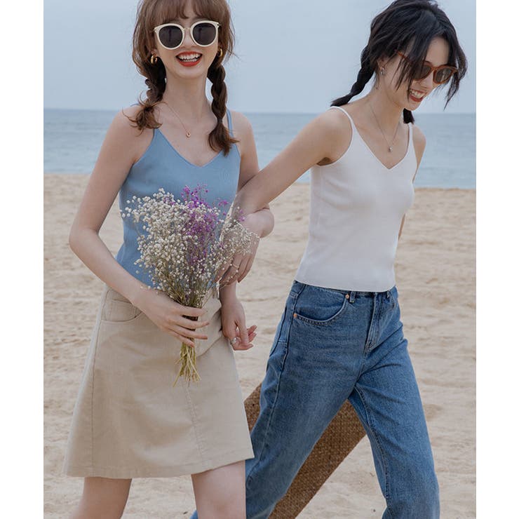 courrèges リブ編みキャミソール 青 0 楽天市場】【8/20限定・最大2万円OFFクーポン配布中】Courreges