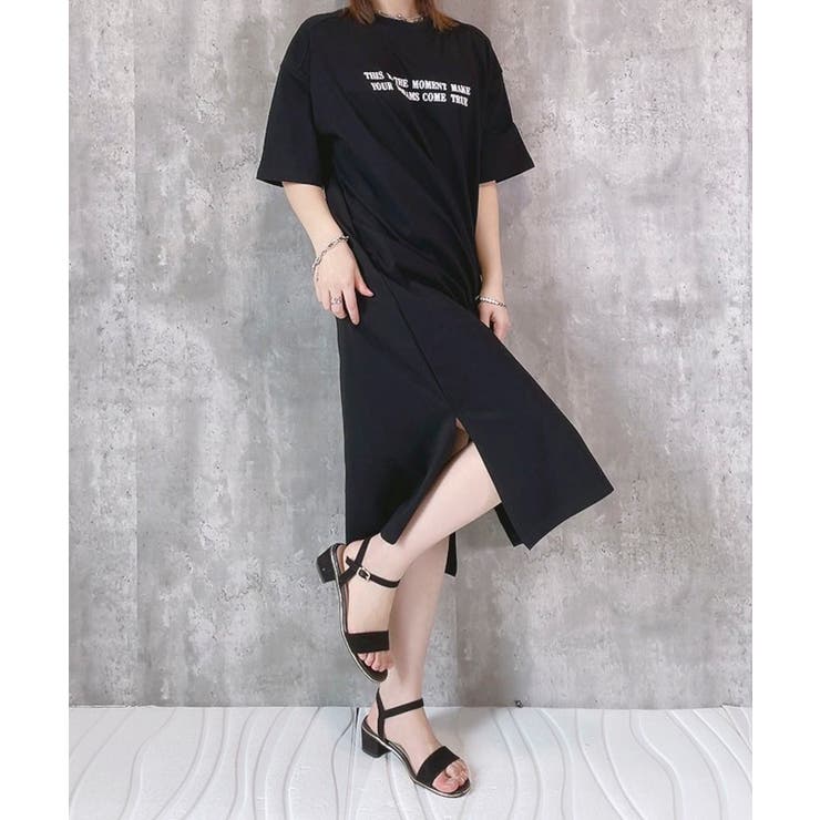 【一点物】リメイク　輸入Tシャツロングワンピース シャツワンピース ワンピース レディース ロング 長袖 送料無料