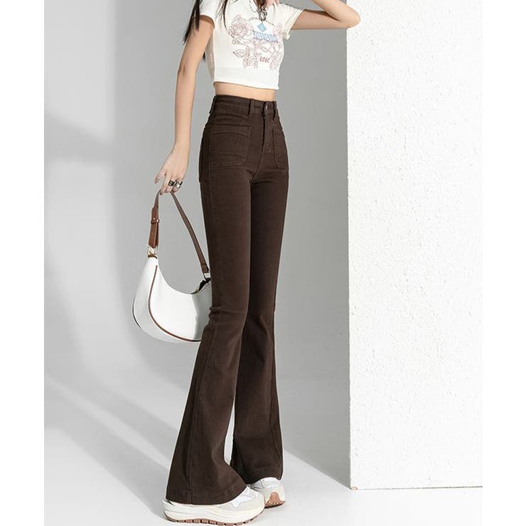 Second layer フレアパンツ 華麗 SECOND/LAYER（セカンドレイヤー）の「＜SECOND LAYER
