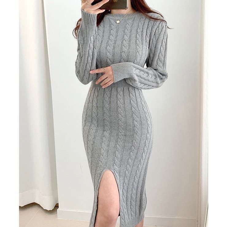 春まで着れる 春まで着れる一押し！前後2wayケーブル編みニット