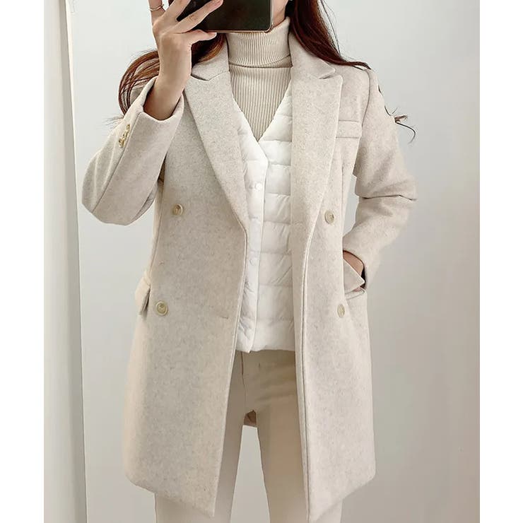 Vネックにもできるダウンベスト インナーベスト ダウンアウター | SEU | 詳細画像6 