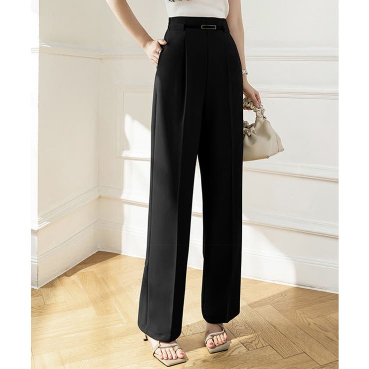 360°キレイ見えセンタープレスセミワイドパンツ | SEU | 詳細画像20 