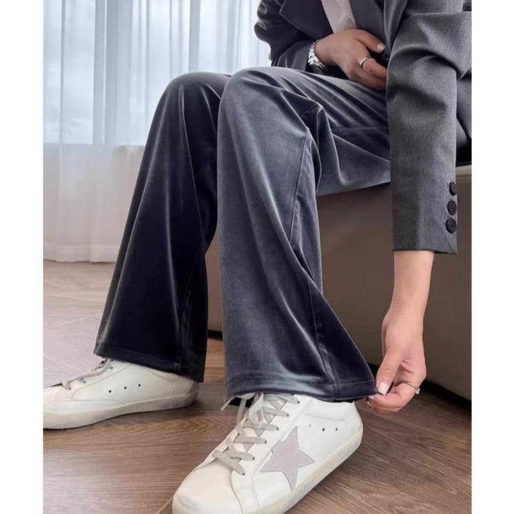 ベロアワイドパンツ【SHOPLIST限定 新作 春 秋 冬】 | SEU | 詳細画像14
