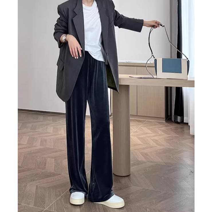 ベロアワイドパンツ【SHOPLIST限定 新作 春 秋 冬】 | SEU | 詳細画像6