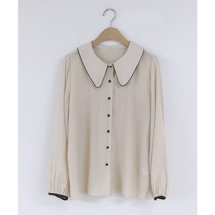 ピーターパン襟 配色ライン ゆったり袖 | SEU | 詳細画像30 