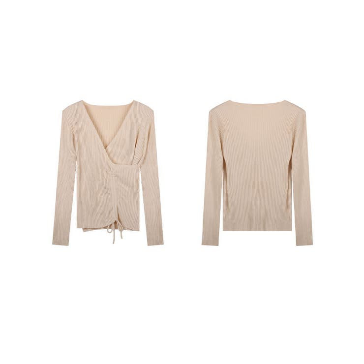 サイドドロストリブニットトップス【SHOPLIST限定 新作 春 秋 冬】 | SEU | 詳細画像25 