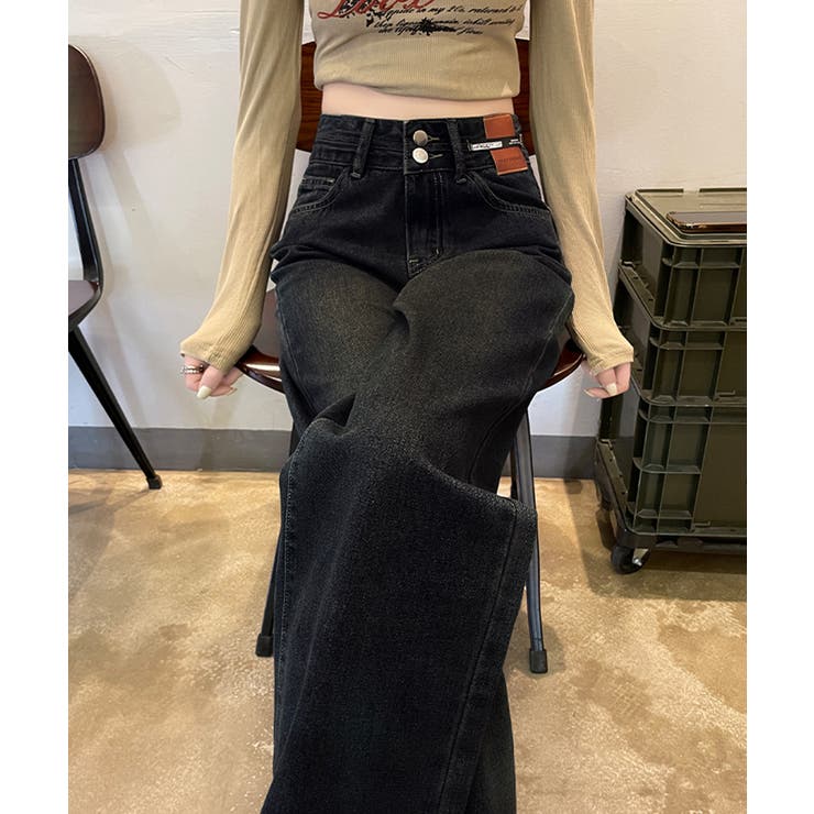 ハイウエストセミワイドデニム【SHOPLIST限定 新作 春 夏 秋 冬】 | SEU | 詳細画像16 