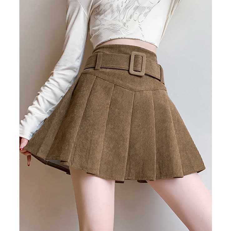 ベルト付きプリーツミニスカート【SHOPLIST限定 新作 春 夏 秋 冬】 | SEU | 詳細画像13 