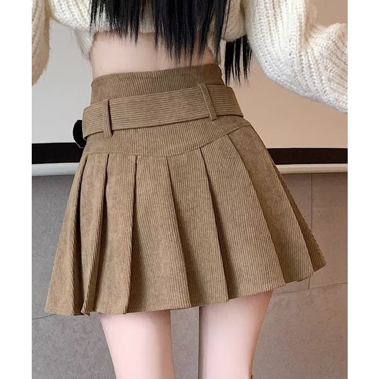 ベルト付きプリーツミニスカート【SHOPLIST限定 新作 春 夏 秋 冬】 | SEU | 詳細画像12 