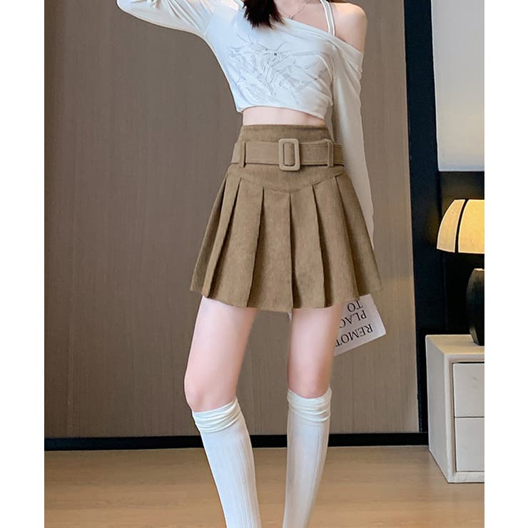 ベルト付きプリーツミニスカート【SHOPLIST限定 新作 春 夏 秋 冬】 | SEU | 詳細画像11 