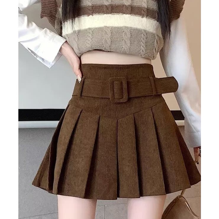 ベルト付きプリーツミニスカート【SHOPLIST限定 新作 春 夏 秋 冬】 | SEU | 詳細画像14 