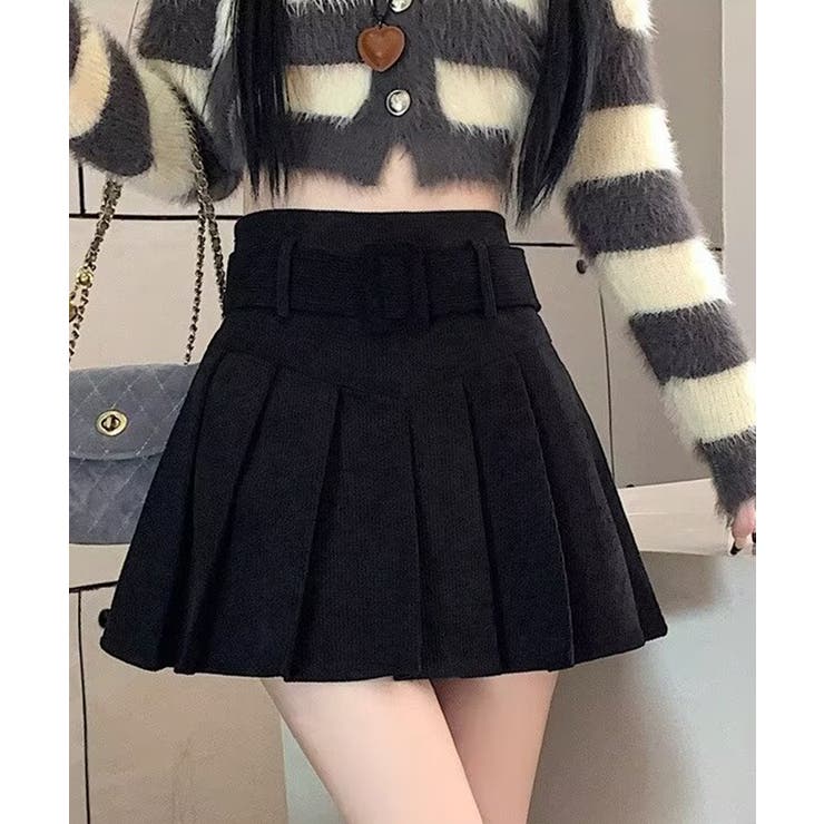 ベルト付きプリーツミニスカート【SHOPLIST限定 新作 春 夏 秋 冬】 | SEU | 詳細画像21 