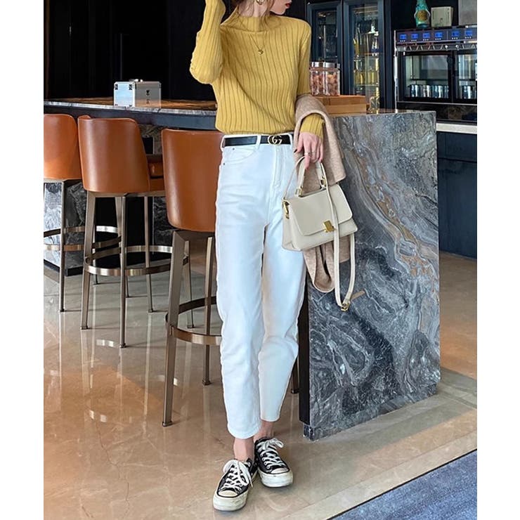 12色選べるシンプルリブニットトップス | SEU | 詳細画像30 