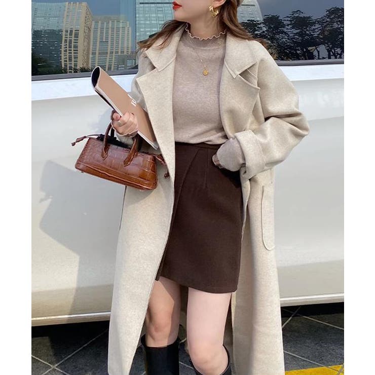 フリル襟ハイネックニットトップス【SHOPLIST限定 新作 春 秋 冬】 | SEU | 詳細画像29 