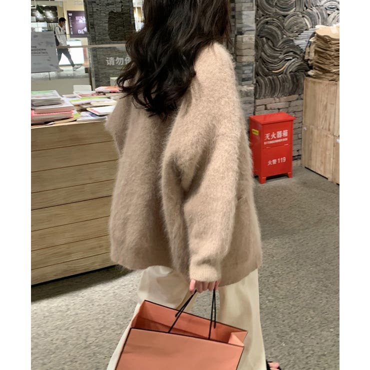 シャギーニットカーディガン【SHOPLIST限定 新作 春 秋 冬】 | SEU | 詳細画像12 