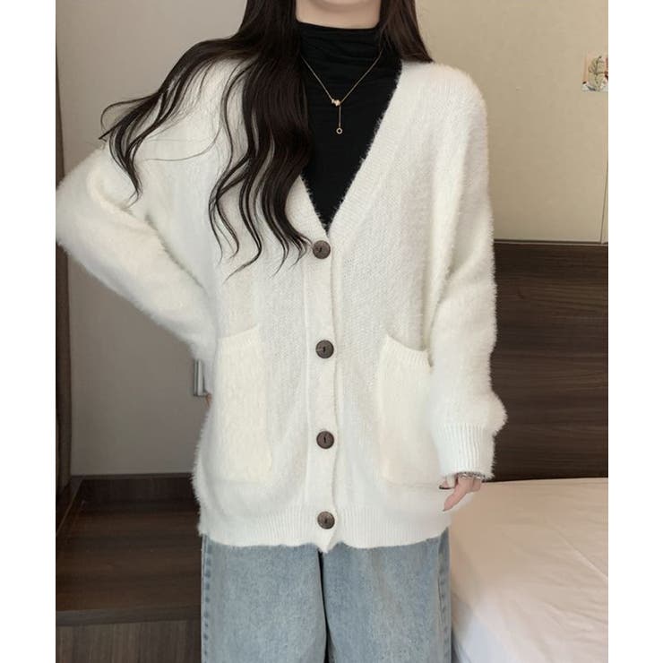 シャギーニットカーディガン【SHOPLIST限定 新作 春 秋 冬】 | SEU | 詳細画像17 