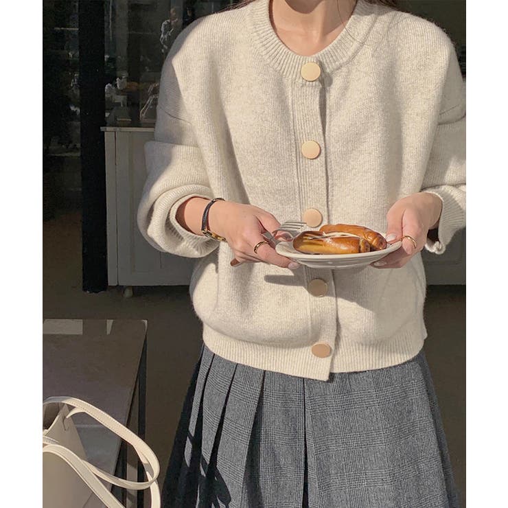 クルーネックボタンカーディガン【SHOPLIST限定 新作 春 秋 冬】 | SEU | 詳細画像29 