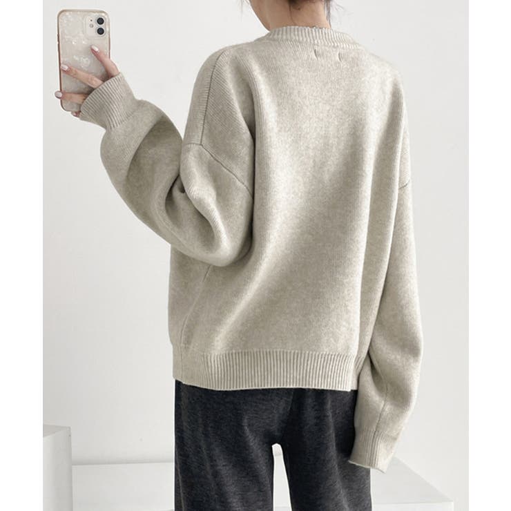 クルーネックボタンカーディガン【SHOPLIST限定 新作 春 秋 冬】 | SEU | 詳細画像22 