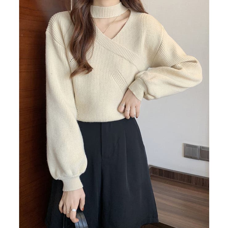 チョーカーネックニットプルオーバー【SHOPLIST限定 新作 春 秋 冬】 | SEU | 詳細画像11 