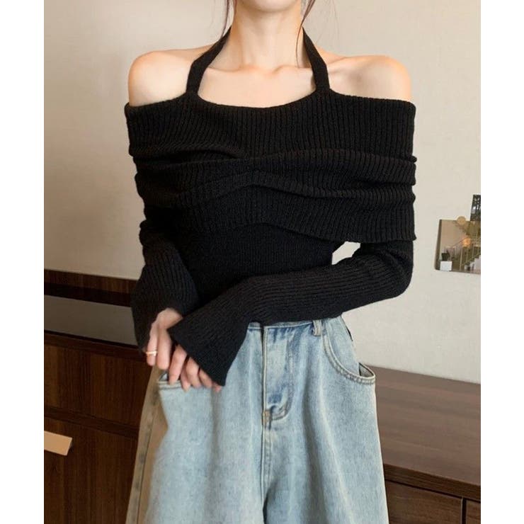 ホルターネック オフショル ショート丈 | SEU | 詳細画像6 