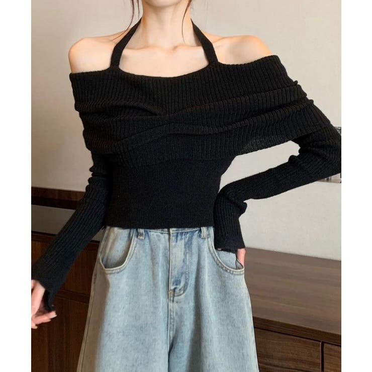 ホルターネック オフショル ショート丈 | SEU | 詳細画像3 