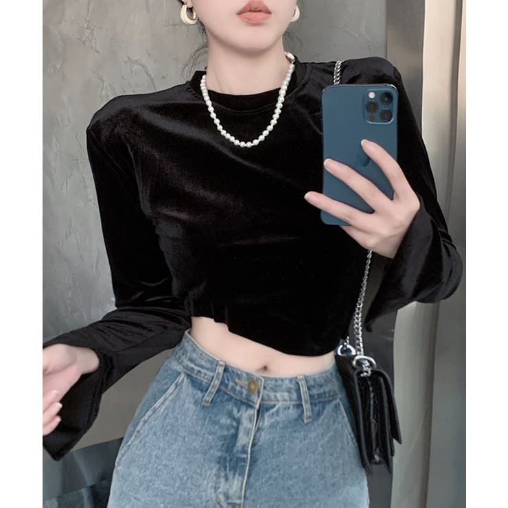 スリットスリーブベロアトップス【SHOPLIST限定 新作 春 夏 秋 冬】 | SEU | 詳細画像16 