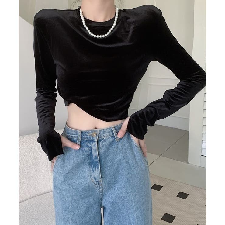 スリットスリーブベロアトップス【SHOPLIST限定 新作 春 夏 秋 冬】 | SEU | 詳細画像13 