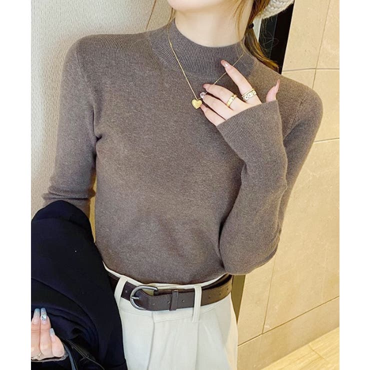 プチハイネックニットトップス【SHOPLIST限定 新作 春 秋 冬】 | SEU | 詳細画像22 