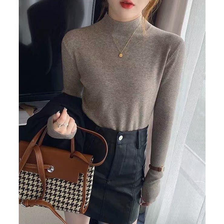 プチハイネックニットトップス【SHOPLIST限定 新作 春 秋 冬】 | SEU | 詳細画像23 