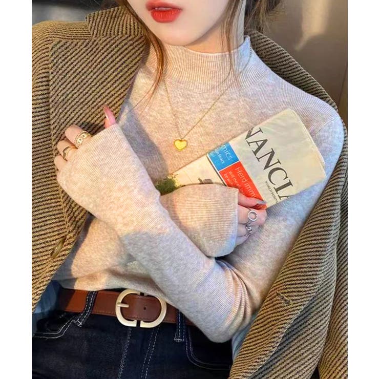 プチハイネックニットトップス【SHOPLIST限定 新作 春 秋 冬】 | SEU | 詳細画像26 