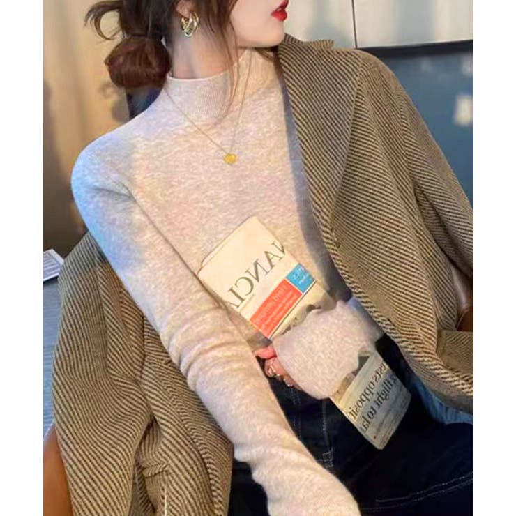 プチハイネックニットトップス【SHOPLIST限定 新作 春 秋 冬】 | SEU | 詳細画像28 