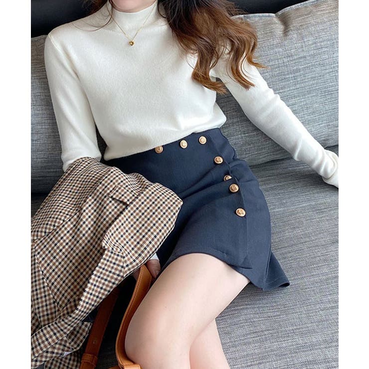 プチハイネックニットトップス【SHOPLIST限定 新作 春 秋 冬】 | SEU | 詳細画像5 