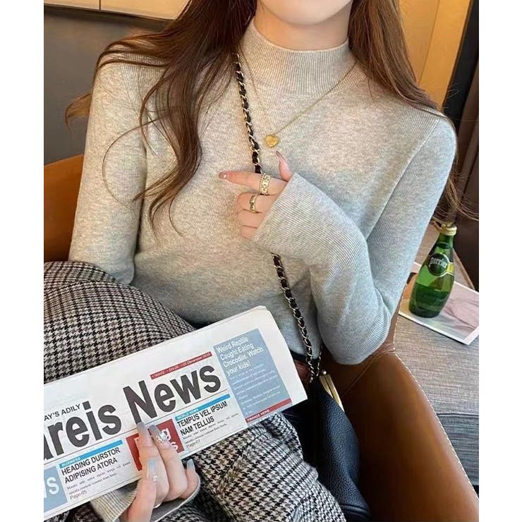 プチハイネックニットトップス【SHOPLIST限定 新作 春 秋 冬】 | SEU | 詳細画像13 