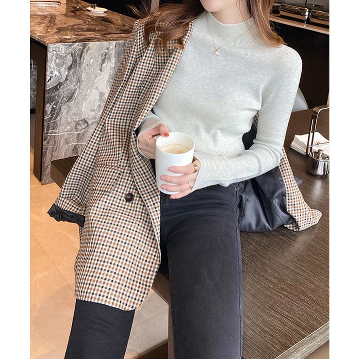 プチハイネックニットトップス【SHOPLIST限定 新作 春 秋 冬】 | SEU | 詳細画像15 