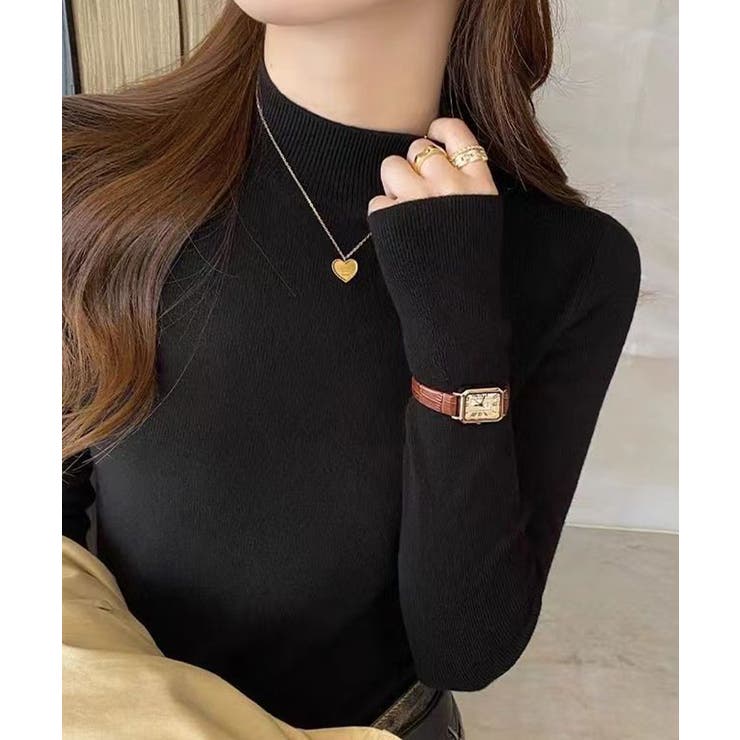 プチハイネックニットトップス【SHOPLIST限定 新作 春 秋 冬】 | SEU | 詳細画像9 