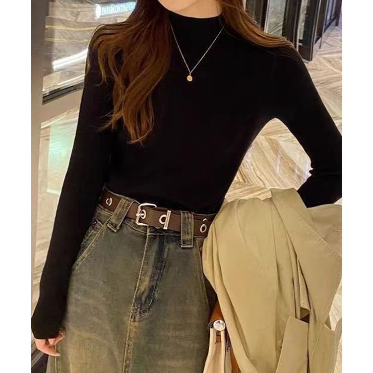 プチハイネックニットトップス【SHOPLIST限定 新作 春 秋 冬】 | SEU | 詳細画像11 