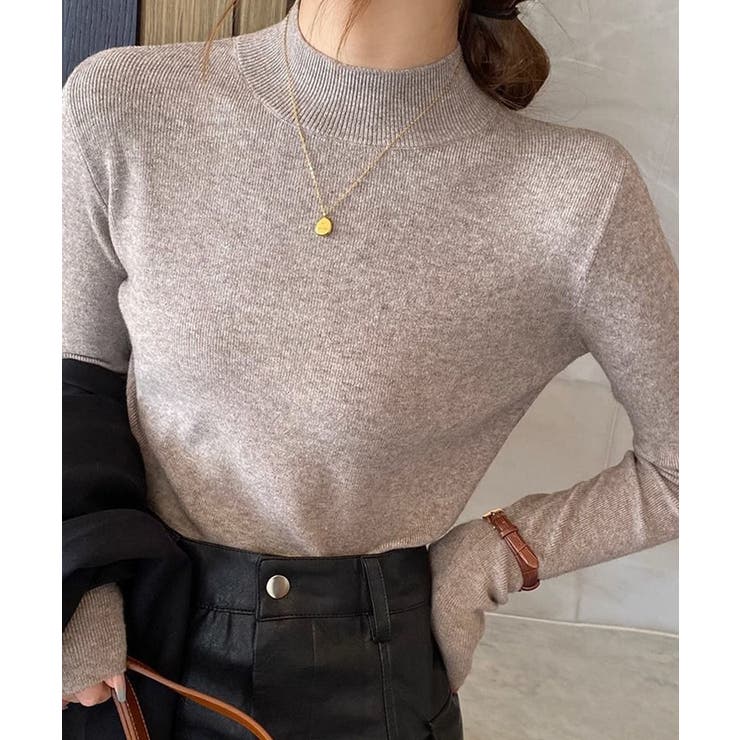 プチハイネックニットトップス【SHOPLIST限定 新作 春 秋 冬】 | SEU | 詳細画像20 
