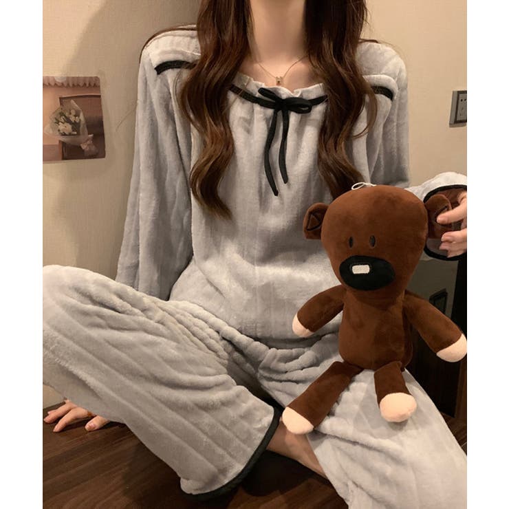 フリース 上下セットアップ ルームウェア | SEU | 詳細画像32 