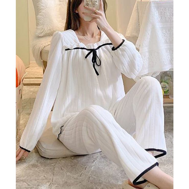 フリース 上下セットアップ ルームウェア | SEU | 詳細画像3 