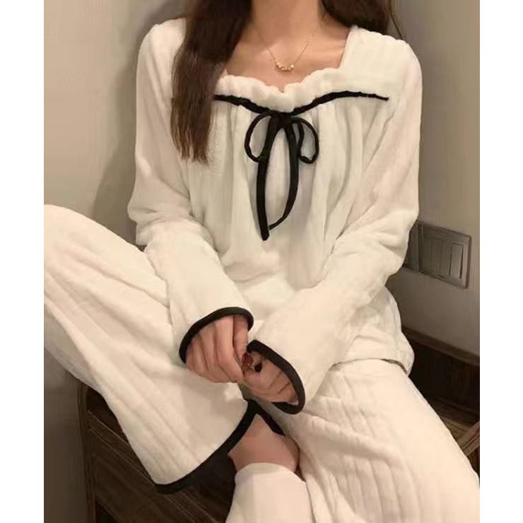 フリース 上下セットアップ ルームウェア | SEU | 詳細画像14 