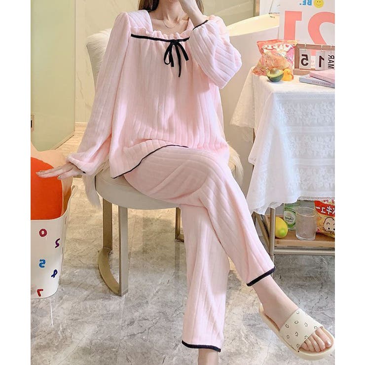 フリース 上下セットアップ ルームウェア | SEU | 詳細画像26 