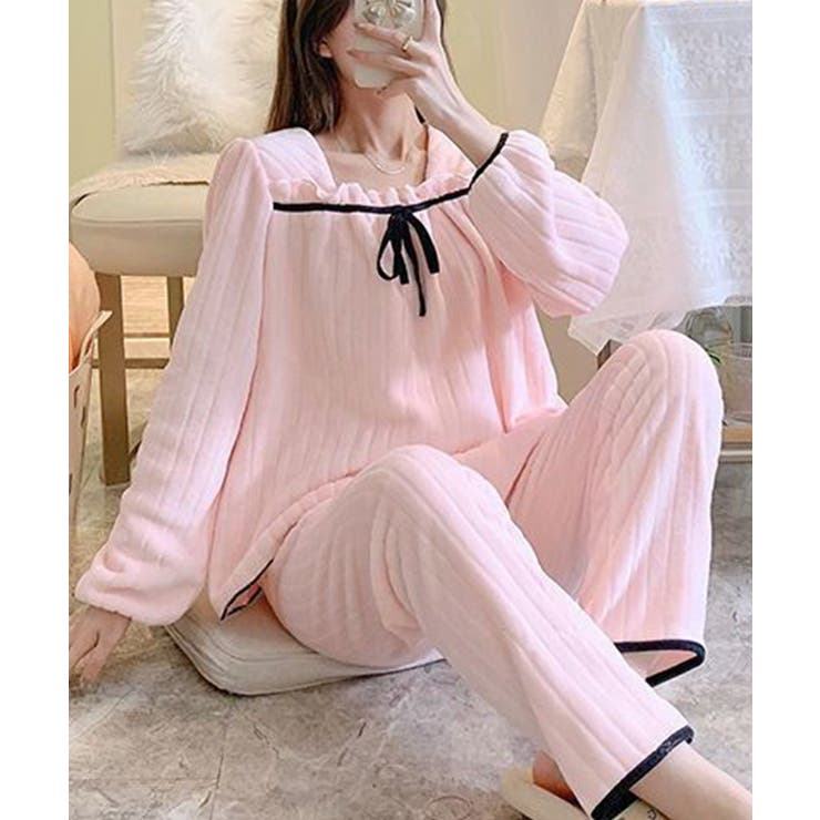 フリース 上下セットアップ ルームウェア | SEU | 詳細画像27 