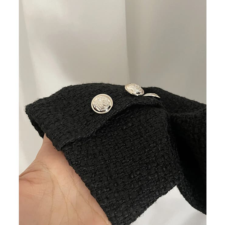 ノーカラーツイードジャケット【SHOPLIST限定 新作 春 秋 冬】 | SEU | 詳細画像31 