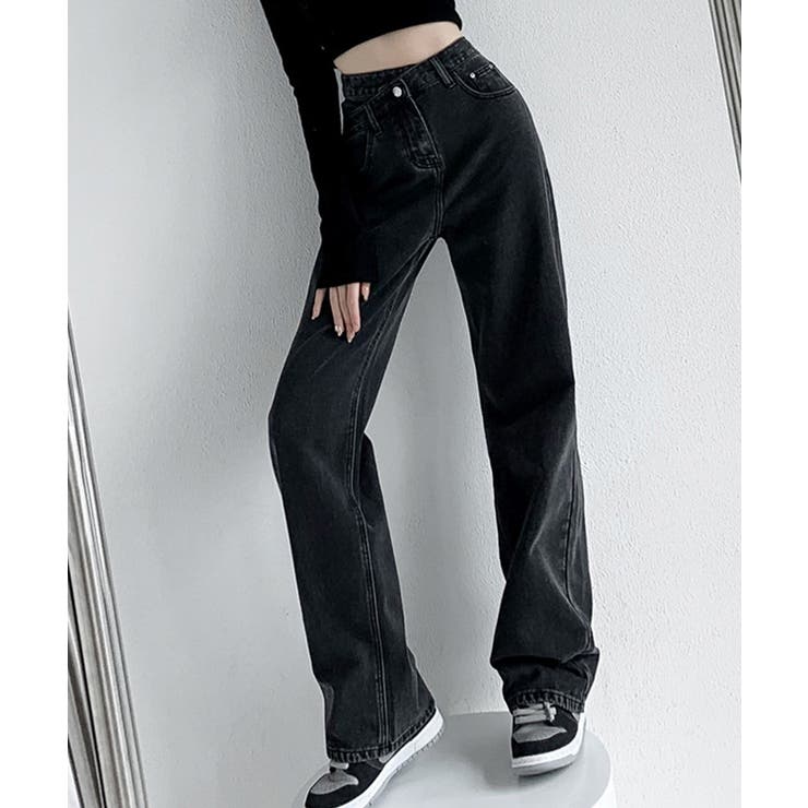 ウエストクロスストレートワイドパンツ | SEU | 詳細画像32 