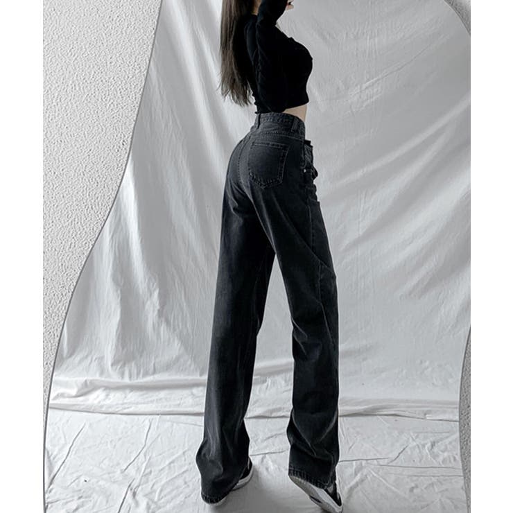 ウエストクロスストレートワイドパンツ | SEU | 詳細画像29 