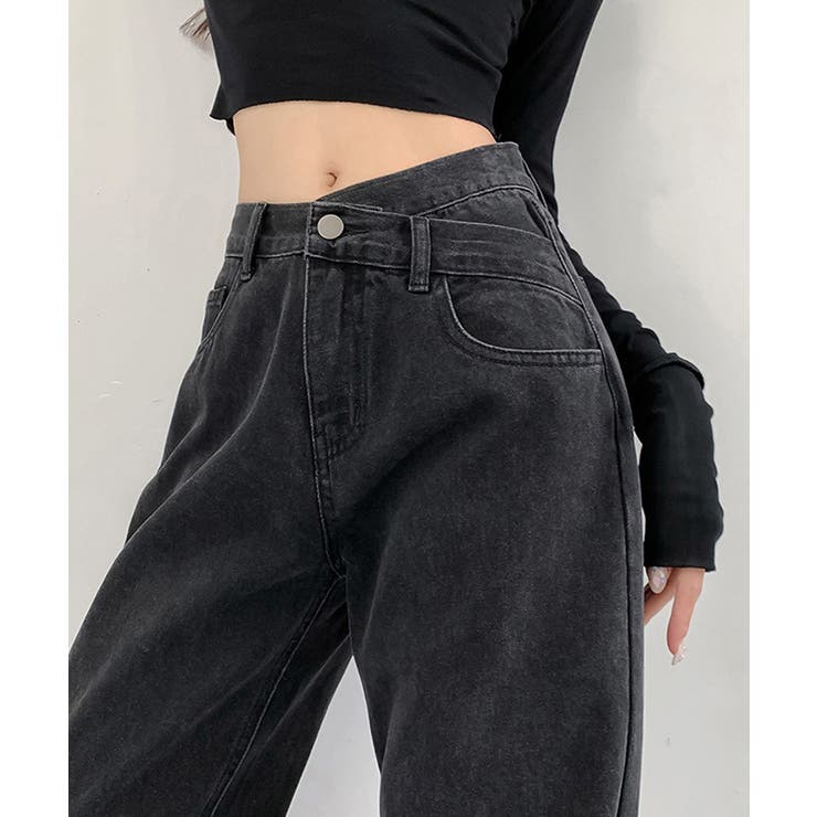 ウエストクロスストレートワイドパンツ | SEU | 詳細画像25 