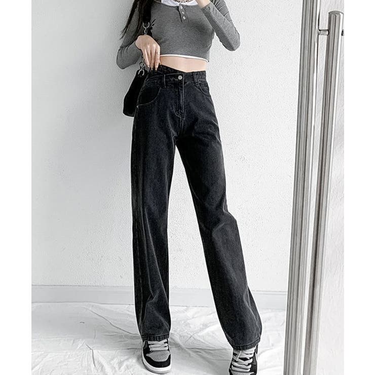 ウエストクロスストレートワイドパンツ | SEU | 詳細画像27 