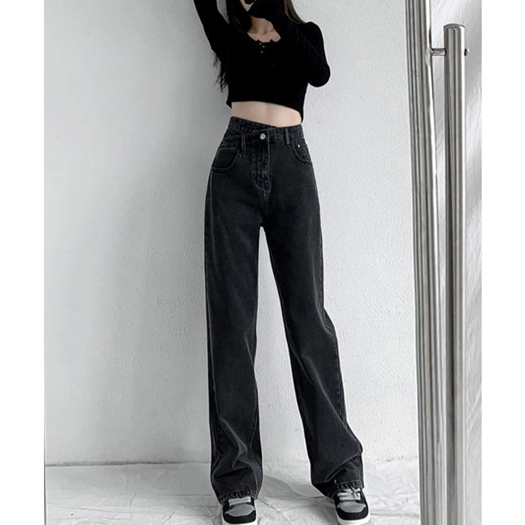 ウエストクロスストレートワイドパンツ | SEU | 詳細画像23 