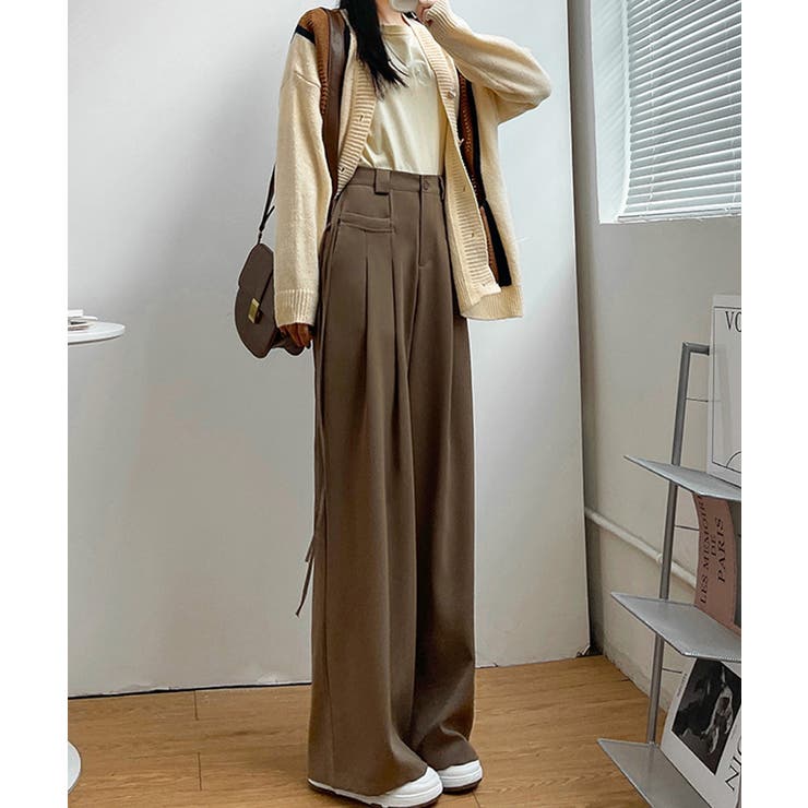 サイドリボンセミワイドスラックス【SHOPLIST限定 新作 春 夏 秋 冬】 | SEU | 詳細画像23 
